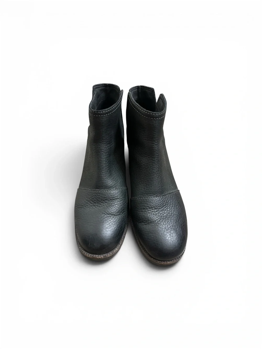 Sorel Women's Cate Cut-Out Boots Black Leather- Size 7.5